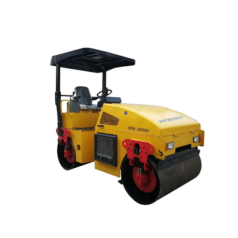 3T mini double-drum vibratory road roller YFR-3000H