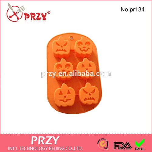 Pumpkin different shape silicone baking molds