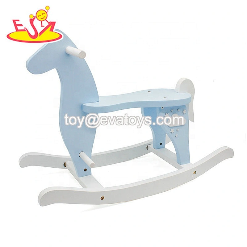 New arrival baby lovely wooden rocking horse toy for wholesale W16D118B