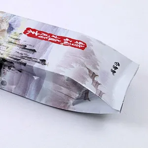 Reusable white plastic food packaging bags
