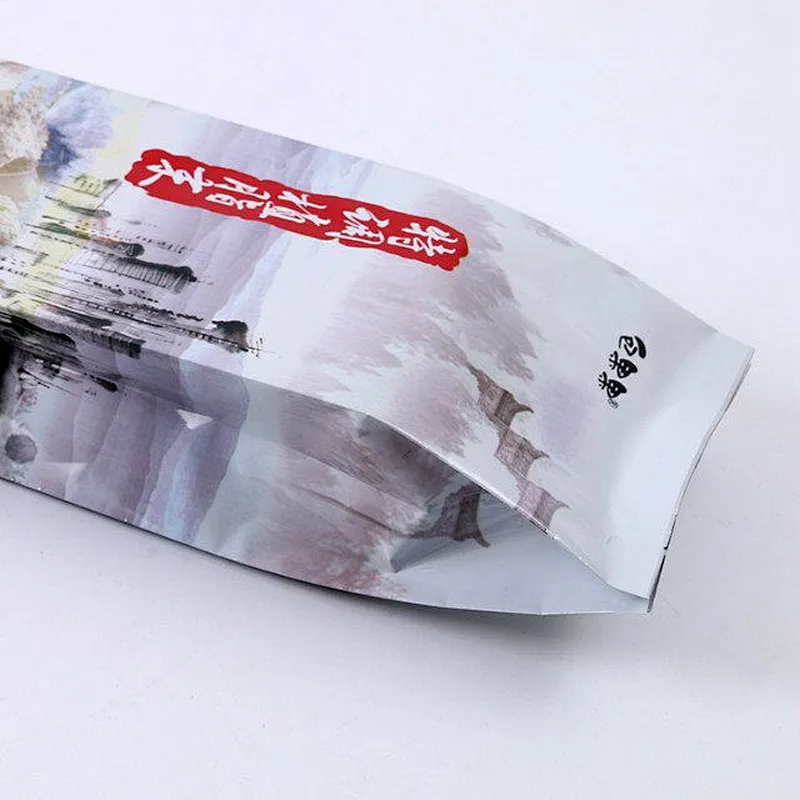 Reusable white plastic food packaging bags