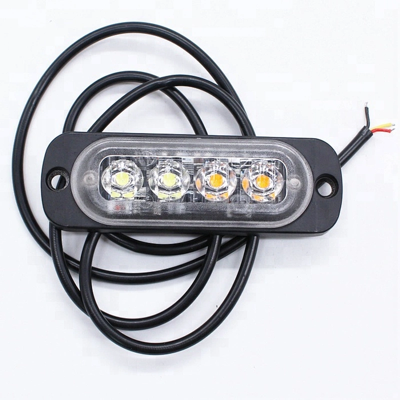 12V car accessories 24V Red Blue Amber White 12W Flash LED truck position lights