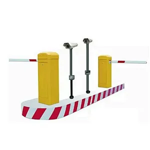 RFID auto entrance and exit parking lot management system with  license plate capture camera