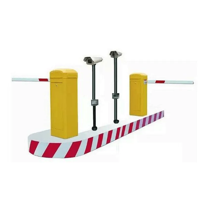 RFID auto entrance and exit parking lot management system with  license plate capture camera