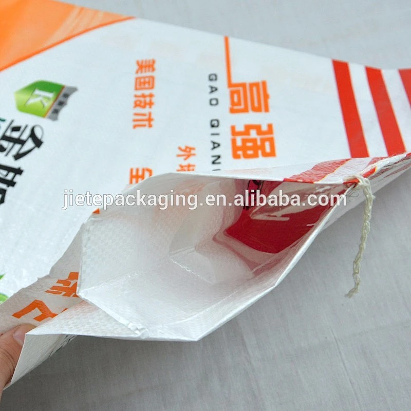 Valve port durable empty pp woven printed cement bags 25kg 50kg