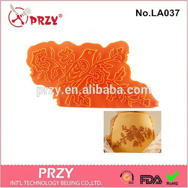 Sparrow in the Branches 3d Silicone Fondant Mold/Chocolate Mold/Cake Decorating Mold
