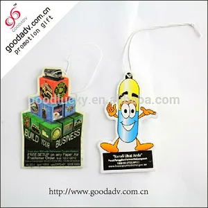 2017 hanging aroma paper hotel air freshener for car