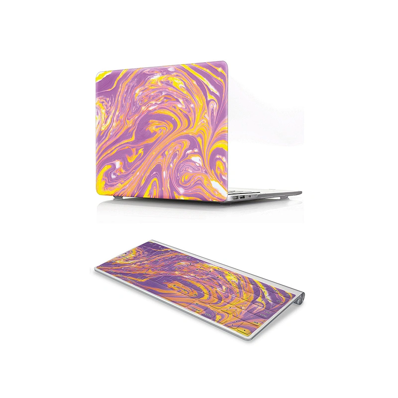 2 In 1 laptop for macbook marble case hard shell case and Keyboard Cover for mac laptop case cover for macbook pro 13 2016