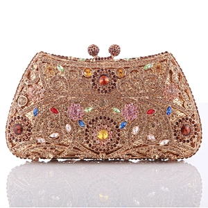 Supply Vintage metal rhinestone bag crystal purses