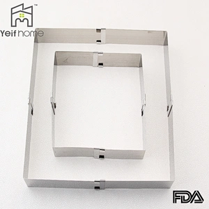 Recyclable Stainless Steel Flower Cake Mold