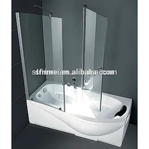 Walk In Portable Folding Bathtub Screen Shower Door