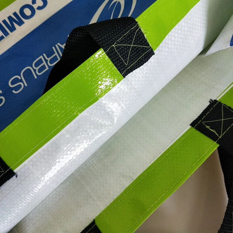 Wholesale customized stand up pp non woven shopping bag