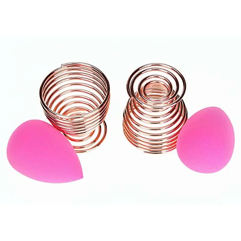 2pc Metal makeup Sponge holder Puff Display Stand