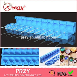 3D lollipop silicone mold for cake decoration mold