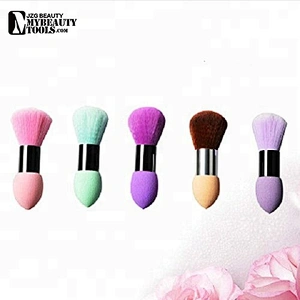 Double End Blending Brush Kit Makeup Powder Puff Blush Brush