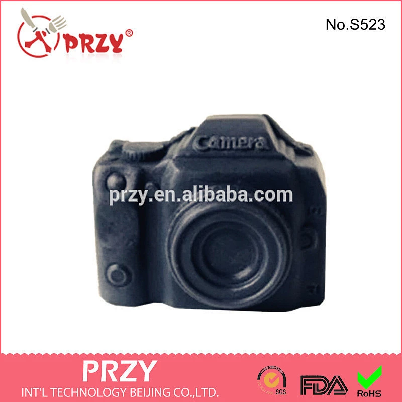 S523 PRZY Handmade 3d camera silicone soap mold