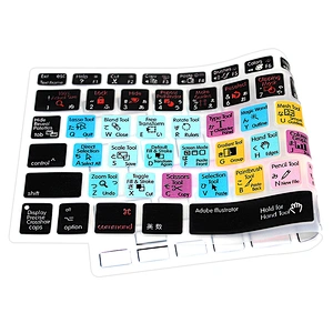 AI Functional shortcut keyboard cover Silicone Keyboard Protector For Mac Book Pro Laptop Computer for macbook pro skin 13 15