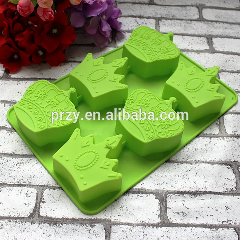 Top selling Handmade crown silicone molds for soap
