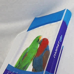 Moisture proof bopp laminated woven pp birdseed packaging bags, animal feed plastic bag sack 20kg