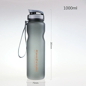 Large Capacity Plastic Sports Kettle Outdoor Fitness Cycling Cups Portable Scrub Space Cup
