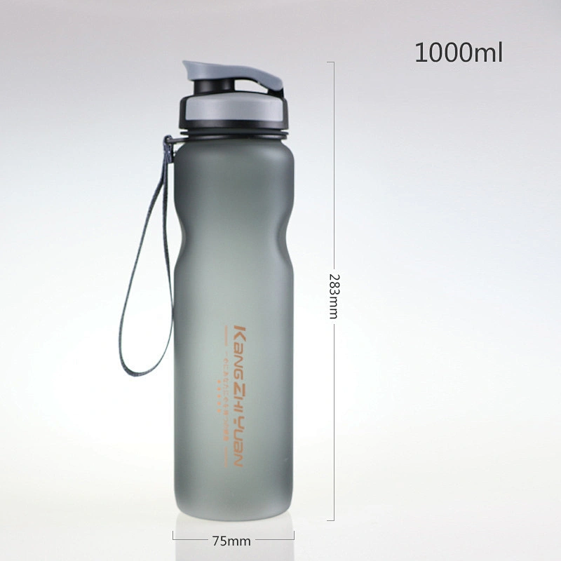 Large Capacity Plastic Sports Kettle Outdoor Fitness Cycling Cups Portable Scrub Space Cup