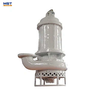 Submersible slurry dredger pump chrome
