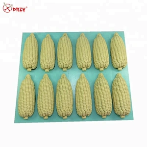 2018 Corn shape 12cavities Soap molds Cake Baking mold corn Ice Silicone mould
