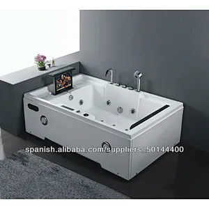 Adult Portable Bathtub2 Persons Hot Tub Jet Whirlpool Massage Bathtub With TV