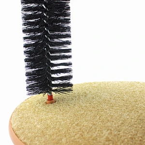 PURRFECT NEW KITTY ARCH CAT MEOW GROOMER SCRATCHER CLEANER BRUSH MASSAGE