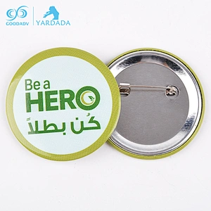 Wholesale High Quality Tinplate Badge,Metal Material Button Badge