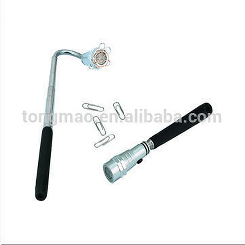 Extendable Handheld LED Torch With Flexible Magnetic pick up tool