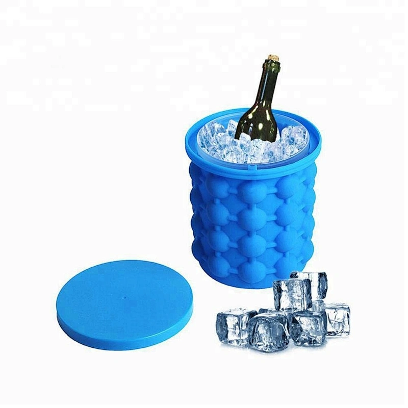Magic Ice Cube Maker Genie The Revolutionary Space Saving Silicone Ice Cube