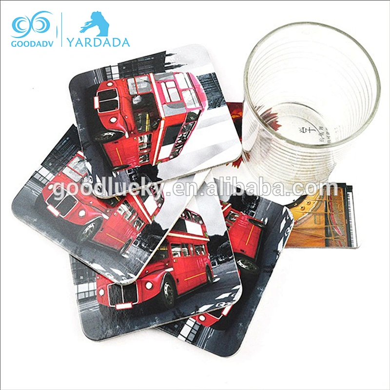Custom design printing beer coaster, promotional wine drink coasters