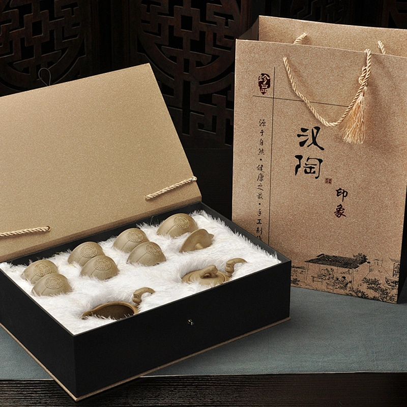 The best quality pottery and porcelain tea bottle gift box from china