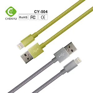 8 pin data sync cable fishing net braided usb cable