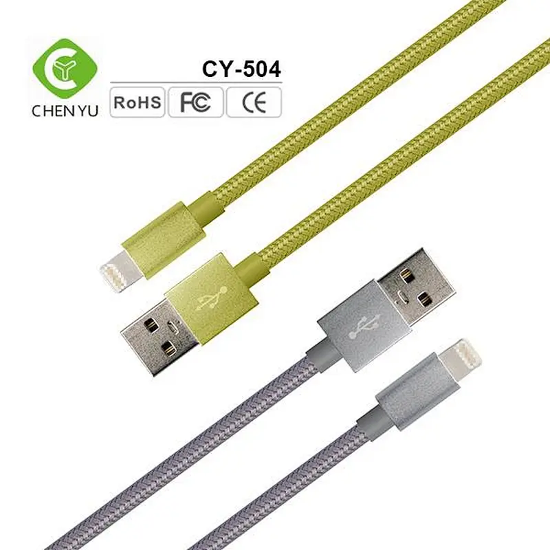 8 pin data sync cable fishing net braided usb cable