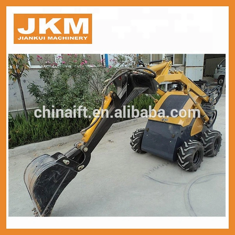JKM300 skid steer loader with backhoe trencher blade for sale