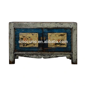 antique chinese sideboard curio cabinet wooden buffet for dining room