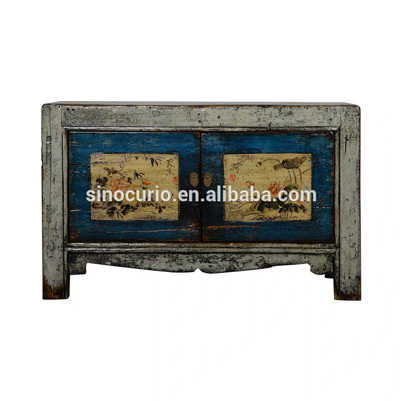 antique chinese sideboard curio cabinet wooden buffet for dining room