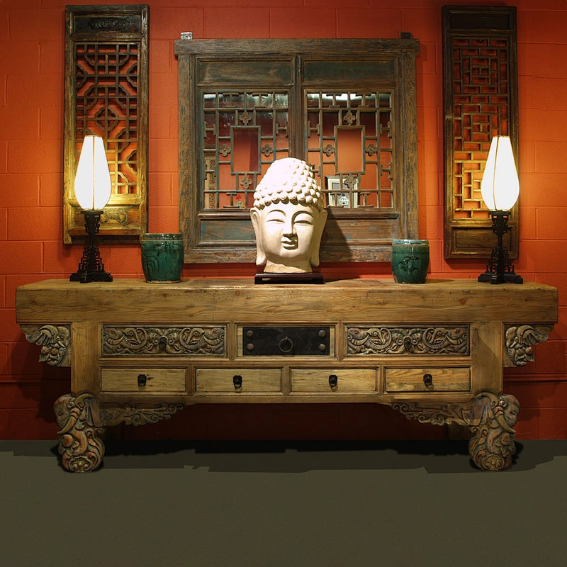 chinese antique natural wood storage furniture in stores