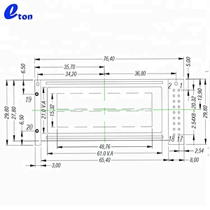 12232 graphic 122x32 dots lcd display module