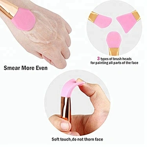 silicone beauty face mask applicator brush skin care
