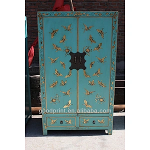 Chinese antique butterfly cabinet bedroom