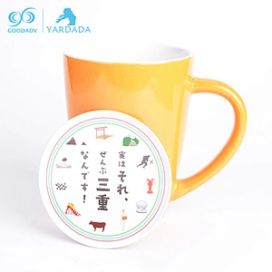 Fashion simple design beer cup coaster,custom drinks coaster