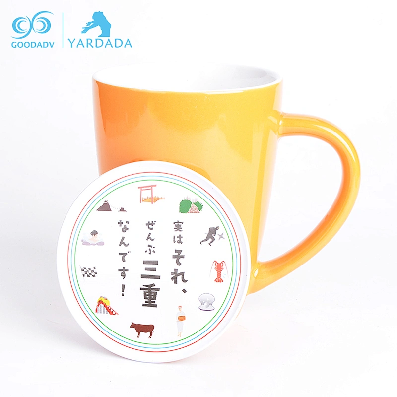 Fashion simple design beer cup coaster,custom drinks coaster