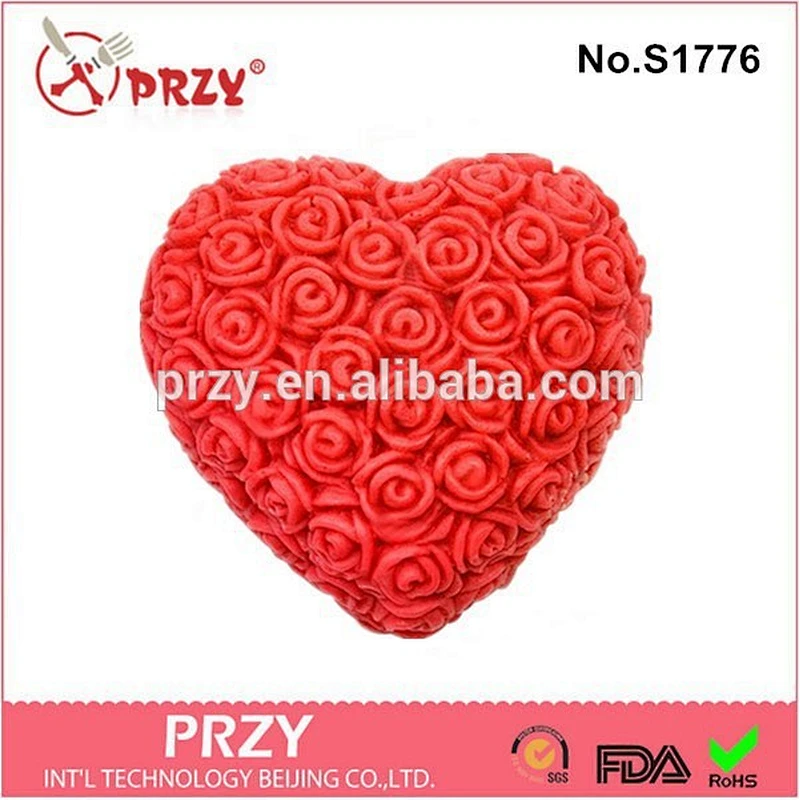 silicone rose soap mold , silicone rubber sopa molds