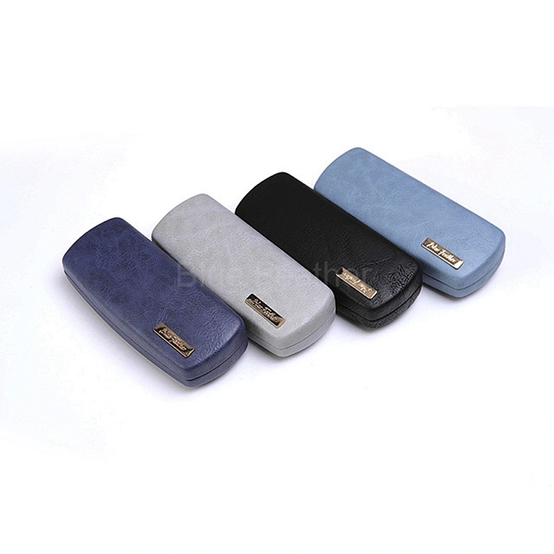 Sturdy Leather Eyewear Case with Brand Logo for Business Gifts