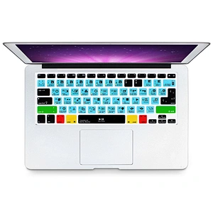 Davinci Resolve Spanish Azerty Silicone Keyboard Covers shortcuts keyboard skin For mac book pro laptop computer