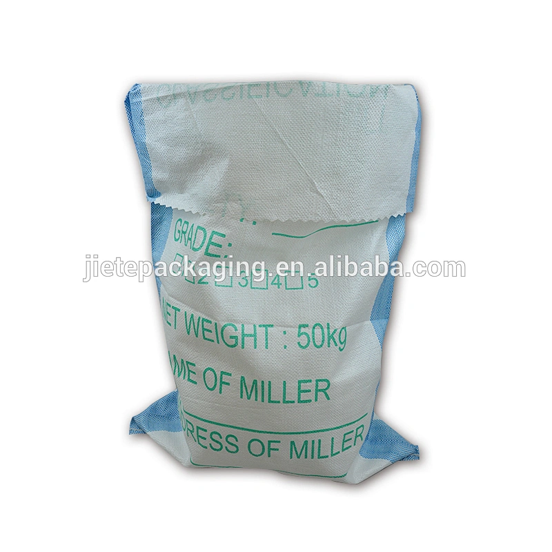 Cheap 25kg 50kg white plastic pp woven powder bag for sand,sugar,rice,feed,cement,flour