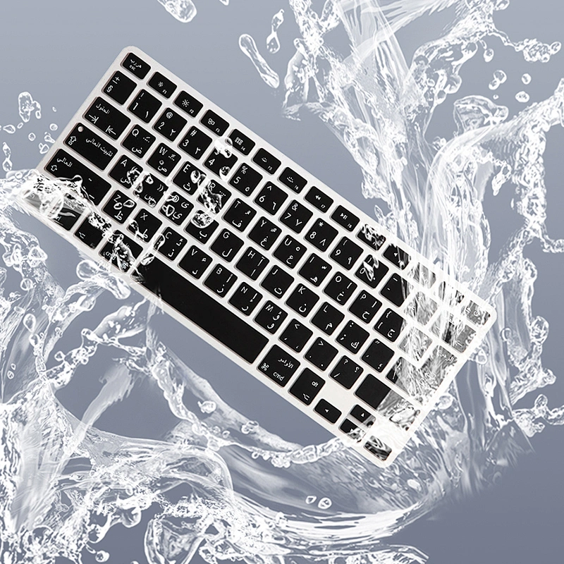 laptop skin cover custom silicone keyboard cover Arabic keyboard skins cover for macbook air13 US/EU Enter